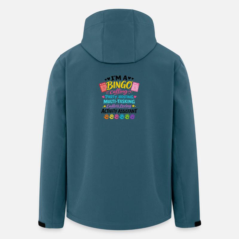 Animation Assistant Bingo Activities Gift - Men’s Recycled Softshell Jacket by Stanley/Stella - stargazer