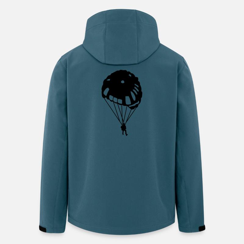 Fallschirm - Recycelte Männer Softshell-Jacke von Stanley/Stella - Dunkles Petrol