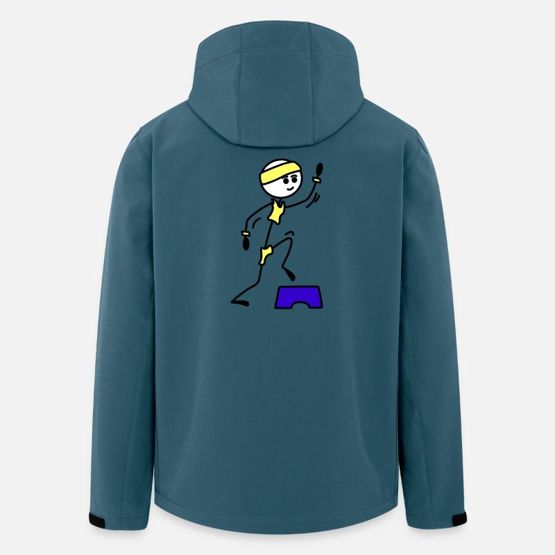 Schritte oder Aerobic Mädchen Trainingsübung - Recycelte Männer Softshell-Jacke von Stanley/Stella - Dunkles Petrol