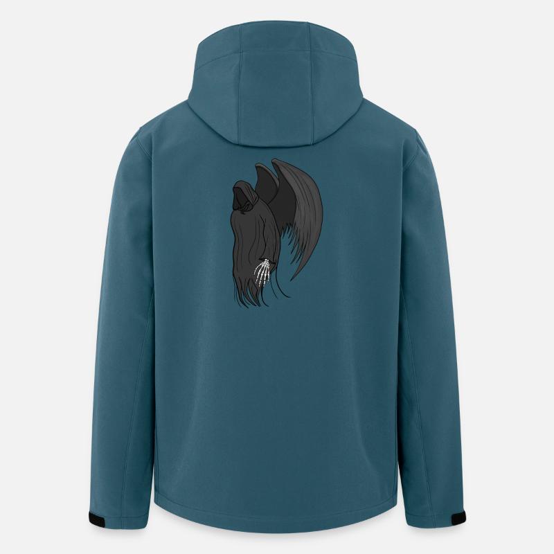 Der Tod wartet auf dich - Recycelte Männer Softshell-Jacke von Stanley/Stella - Dunkles Petrol