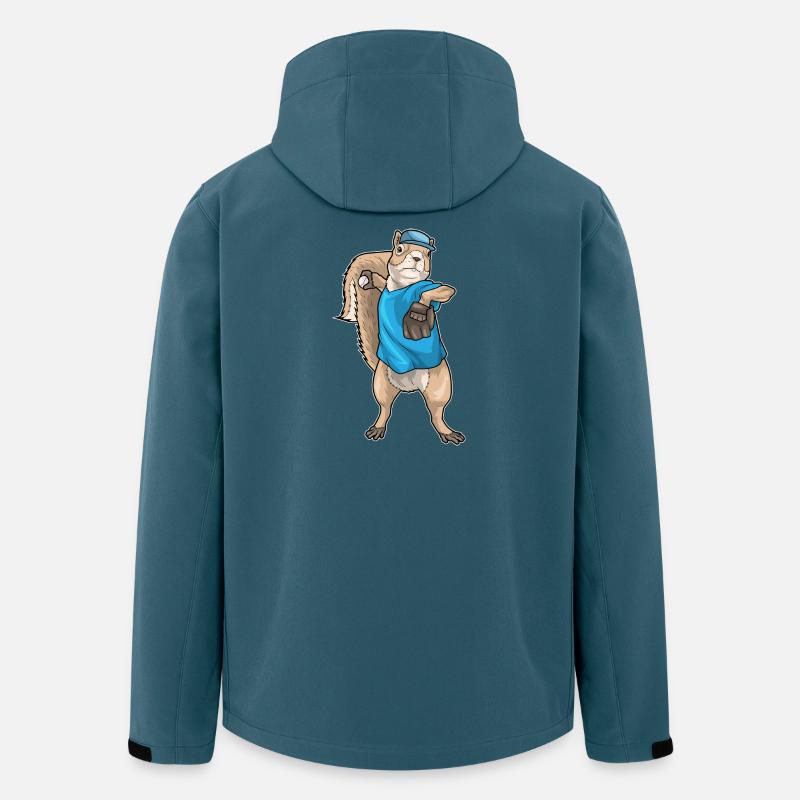 Gant de baseball Squirrel - Veste softshell homme en polyester recyclé Stanley/Stella - bleu pétrole foncé