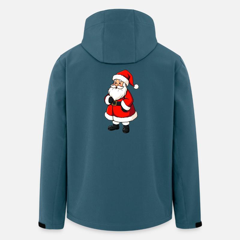 Weihnachtsmann - Recycelte Männer Softshell-Jacke von Stanley/Stella - Dunkles Petrol