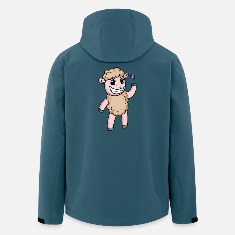 Sheep with toothbrush - Men’s Recycled Softshell Jacket by Stanley/Stella - stargazer