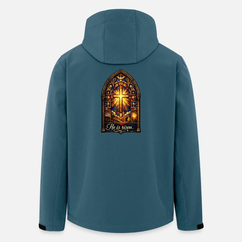 He is Risen Easter Jesus - Men’s Recycled Softshell Jacket by Stanley/Stella - stargazer