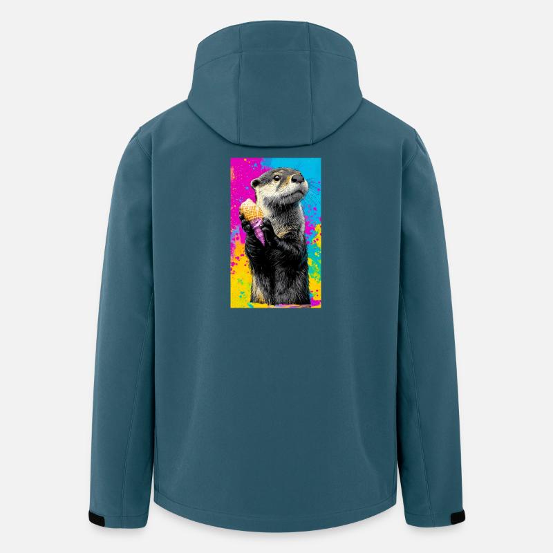 Otter - Recycelte Männer Softshell-Jacke von Stanley/Stella - Dunkles Petrol