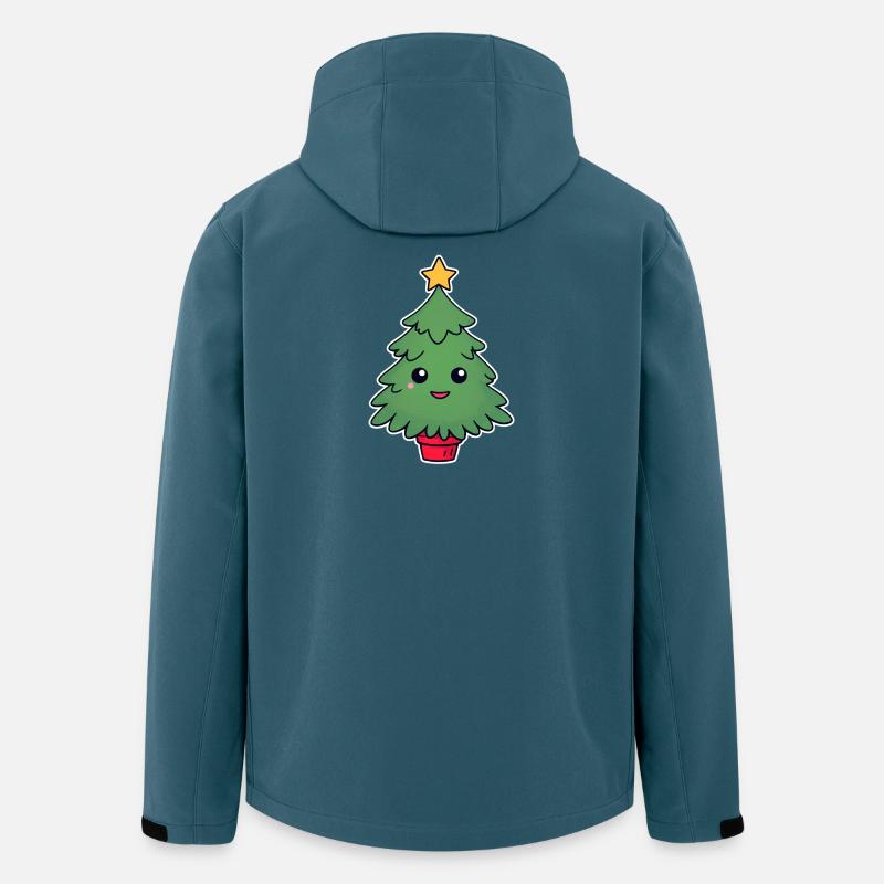 Cuddly Christmas tree with star - Men’s Recycled Softshell Jacket by Stanley/Stella - stargazer