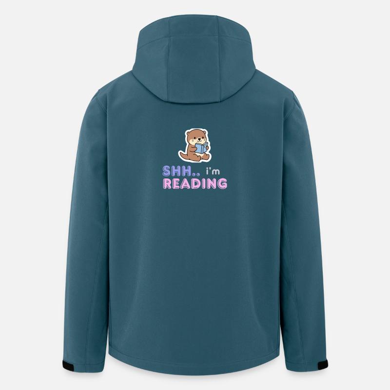 Otter Reading Buddy - Veste softshell homme en polyester recyclé Stanley/Stella - bleu pétrole foncé