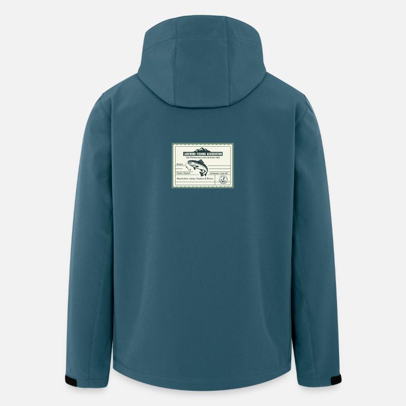 Fishing Licence – Lakewind Association - Recycelte Männer Softshell-Jacke von Stanley/Stella - Dunkles Petrol