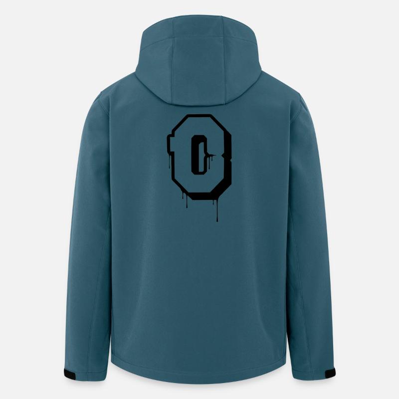Graffiti-Style 0 - Recycelte Männer Softshell-Jacke von Stanley/Stella - Dunkles Petrol