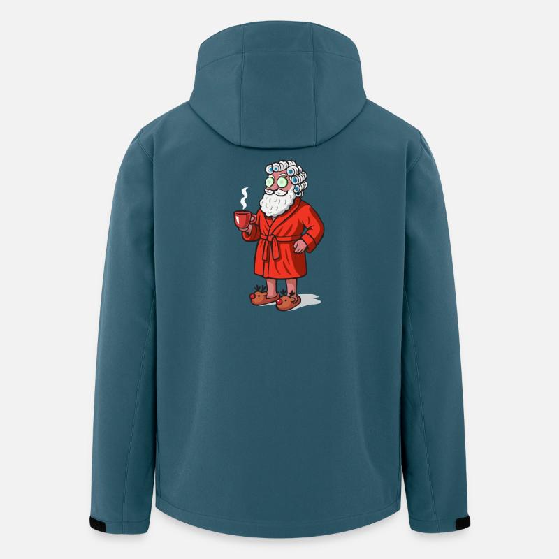 Santa Claus Spa - Recycelte Männer Softshell-Jacke von Stanley/Stella - Dunkles Petrol