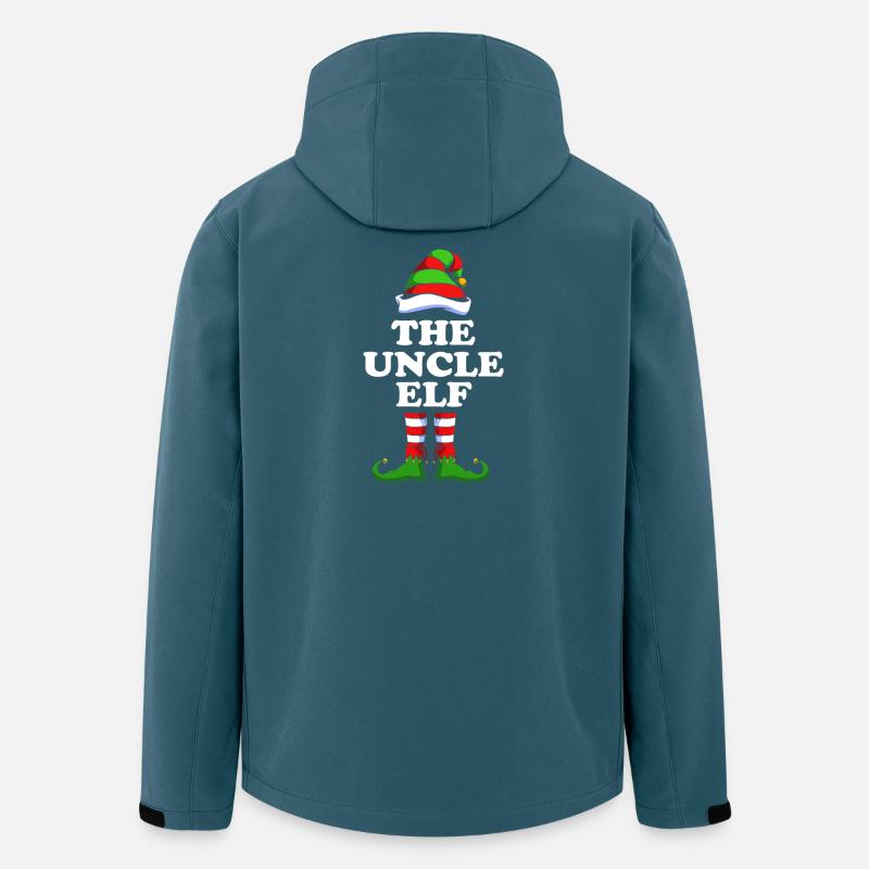Onkel Elfe Elf Weihnachtsgeschenk - Recycelte Männer Softshell-Jacke von Stanley/Stella - Dunkles Petrol