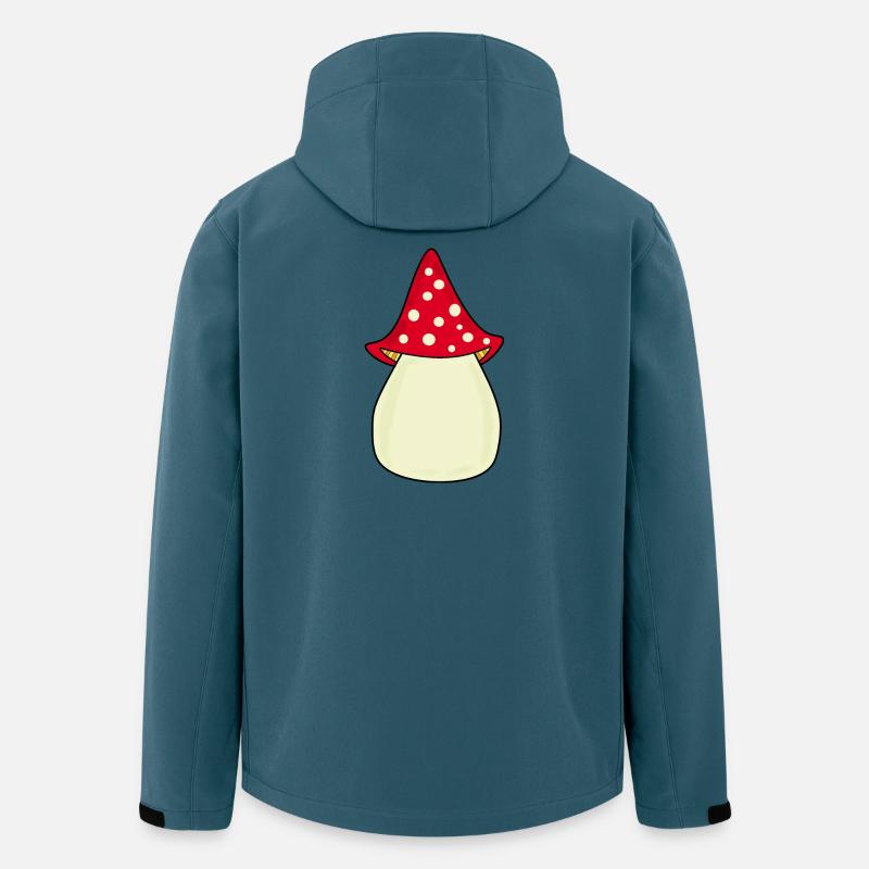 Mushroom Toadstool Pattern Personalizable Gift - Men’s Recycled Softshell Jacket by Stanley/Stella - stargazer
