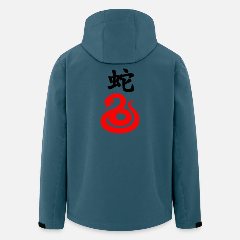 Chinese script with red snake - Men’s Recycled Softshell Jacket by Stanley/Stella - stargazer