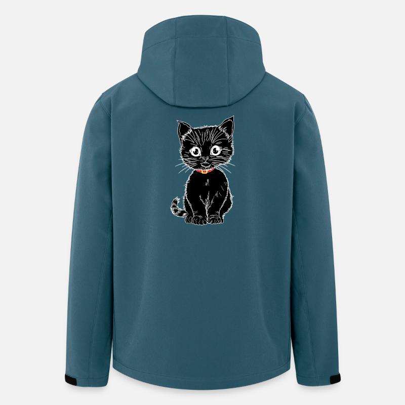 schwarz - Recycelte Männer Softshell-Jacke von Stanley/Stella - Dunkles Petrol