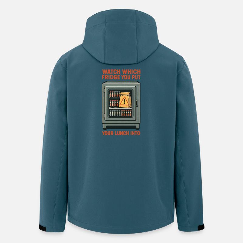 Fake Lab Refrigerator | Microbiology Humor - Men’s Recycled Softshell Jacket by Stanley/Stella - stargazer