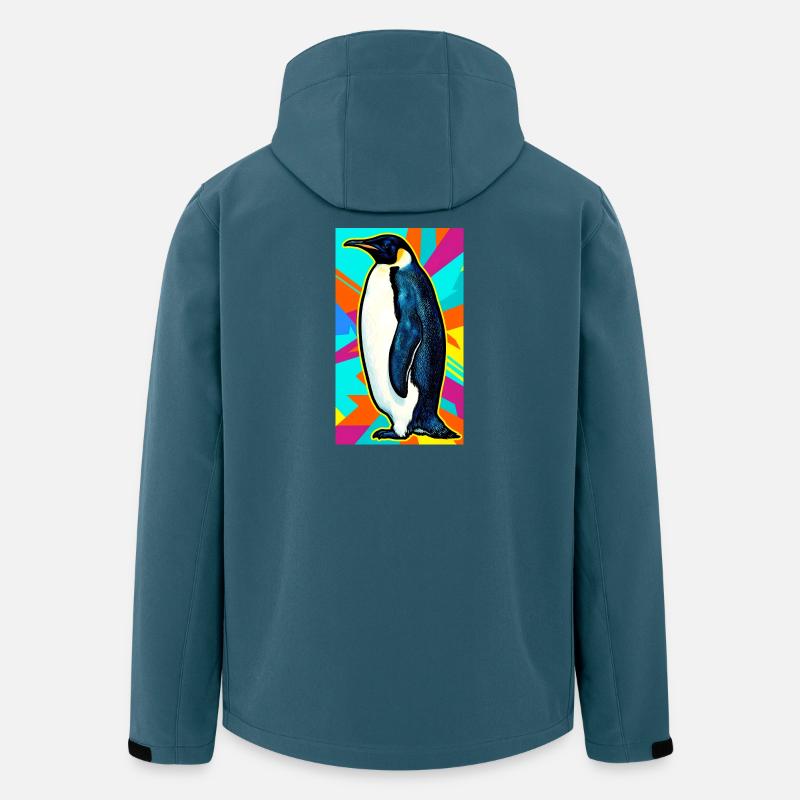 Pinguin - Recycelte Männer Softshell-Jacke von Stanley/Stella - Dunkles Petrol