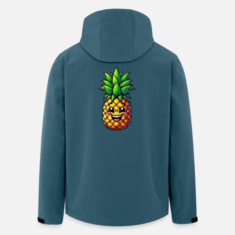 Ananas - Recycelte Männer Softshell-Jacke von Stanley/Stella - Dunkles Petrol