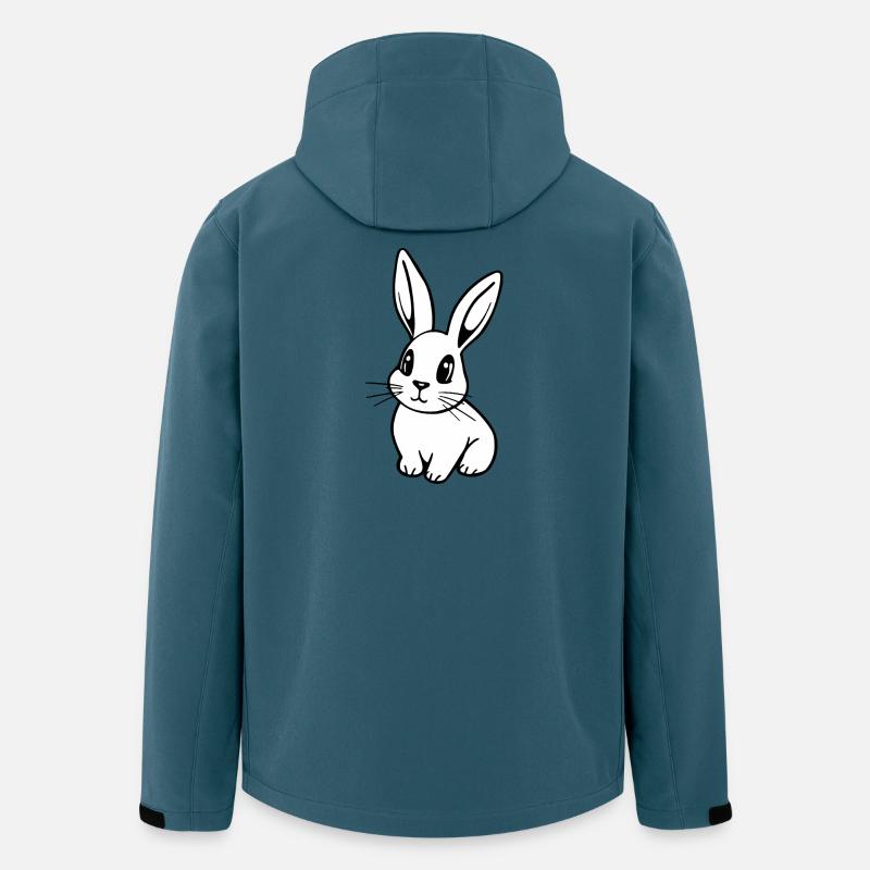 Cute White Easter Bunny - Men’s Recycled Softshell Jacket by Stanley/Stella - stargazer