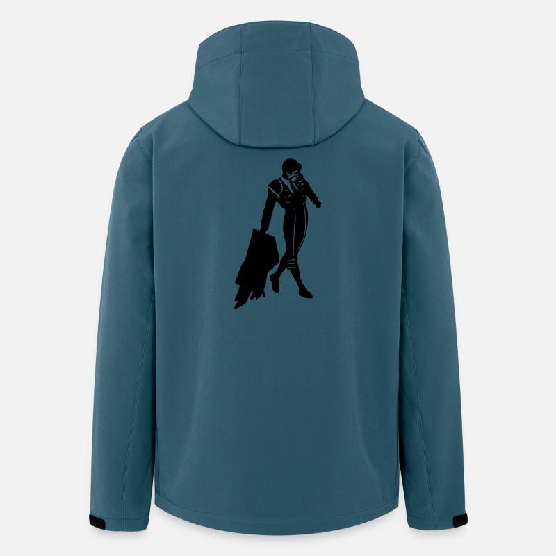 Torero - Recycelte Männer Softshell-Jacke von Stanley/Stella - Dunkles Petrol