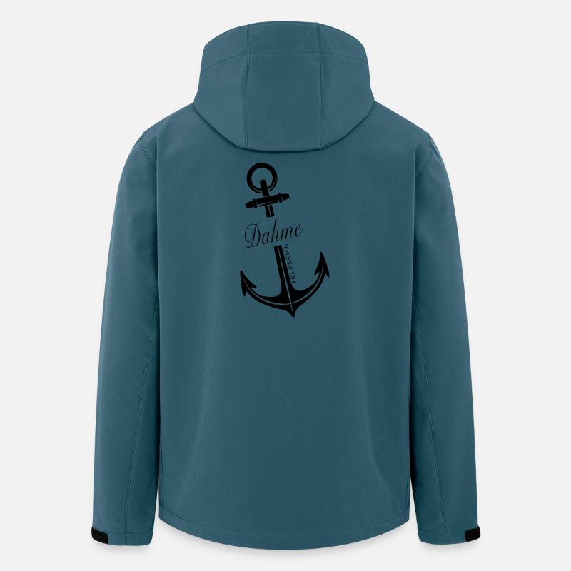 Dahme - Recycelte Männer Softshell-Jacke von Stanley/Stella - Dunkles Petrol