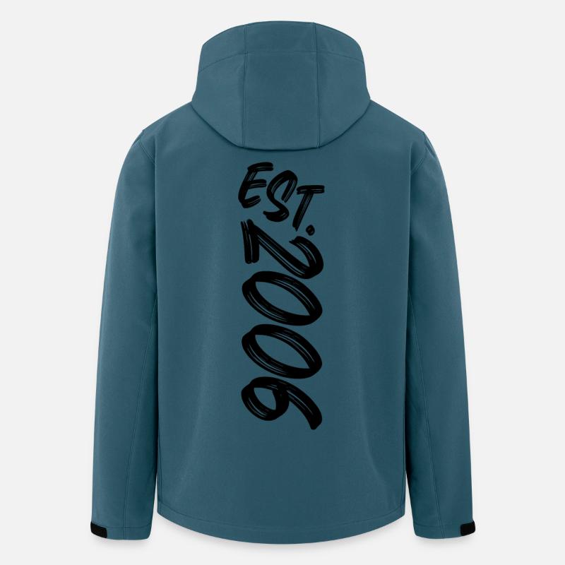 Est. 2006 - Established 2006 - Birthday Gift - Men’s Recycled Softshell Jacket by Stanley/Stella - stargazer