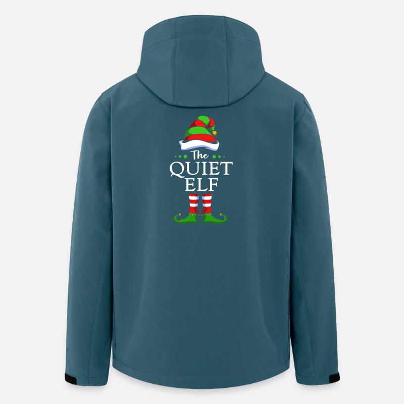 Elfe Elf Cadeau de Noël - Veste softshell homme en polyester recyclé Stanley/Stella - bleu pétrole foncé
