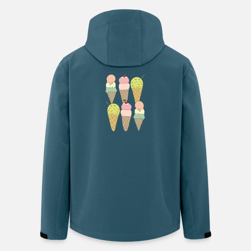 eisvariationen 6fach - Recycelte Männer Softshell-Jacke von Stanley/Stella - Dunkles Petrol