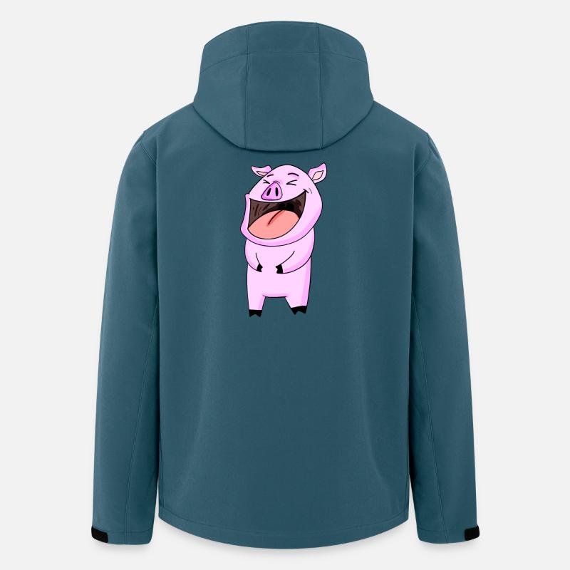 Pig laughs - Men’s Recycled Softshell Jacket by Stanley/Stella - stargazer