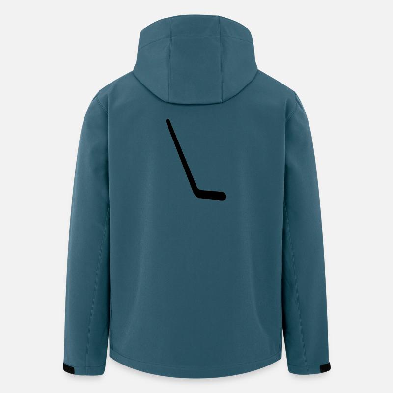 Hockeyschläger - Recycelte Männer Softshell-Jacke von Stanley/Stella - Dunkles Petrol