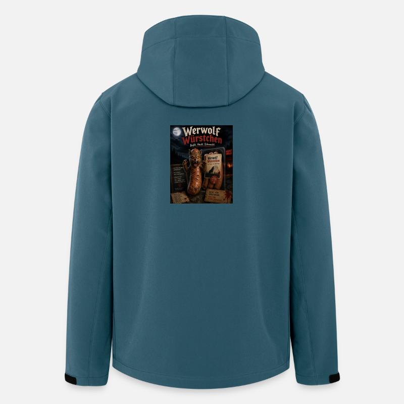 Werwolf Würstchen  - Recycelte Männer Softshell-Jacke von Stanley/Stella - Dunkles Petrol