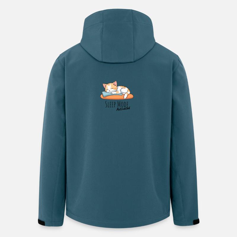 Mode veille activé - Veste softshell homme en polyester recyclé Stanley/Stella - bleu pétrole foncé