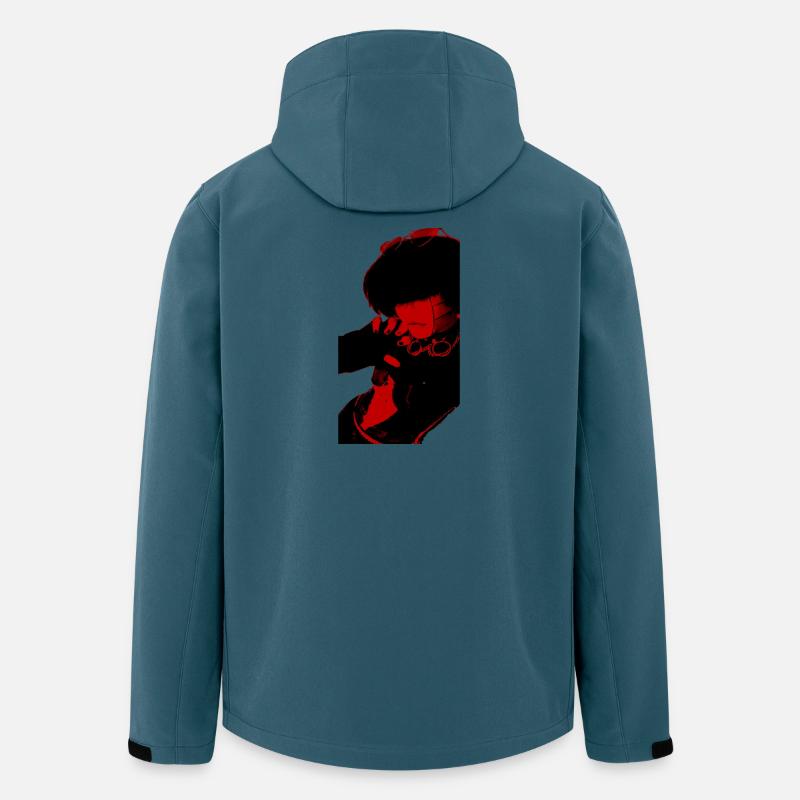 Noir - Recycelte Männer Softshell-Jacke von Stanley/Stella - Dunkles Petrol