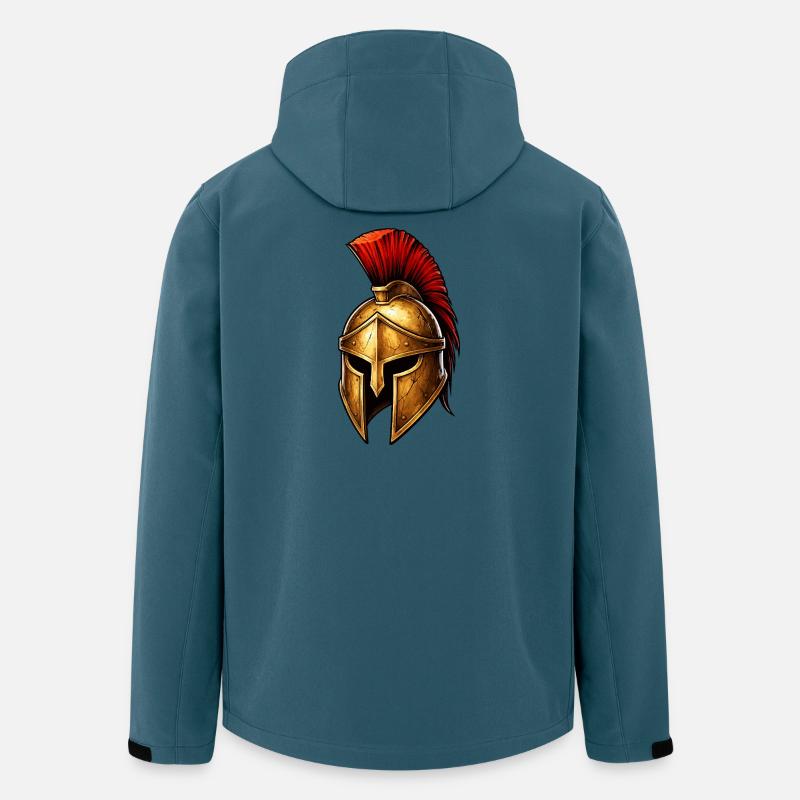 Spartanischer Ritterhelm - Recycelte Männer Softshell-Jacke von Stanley/Stella - Dunkles Petrol