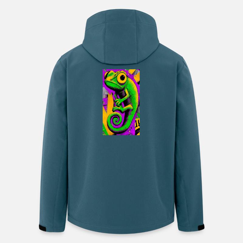 Chamäleon - Recycelte Männer Softshell-Jacke von Stanley/Stella - Dunkles Petrol