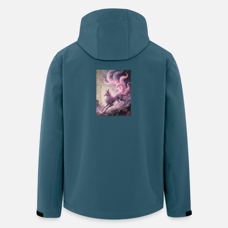 The Will-o'-the-Wisps: Nine-Tailed Fox – Dream - Men’s Recycled Softshell Jacket by Stanley/Stella - stargazer