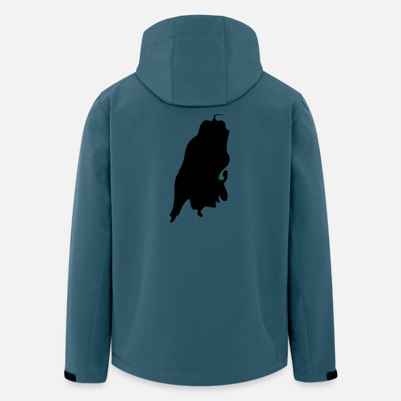 Lefkada - Veste softshell homme en polyester recyclé Stanley/Stella - bleu pétrole foncé