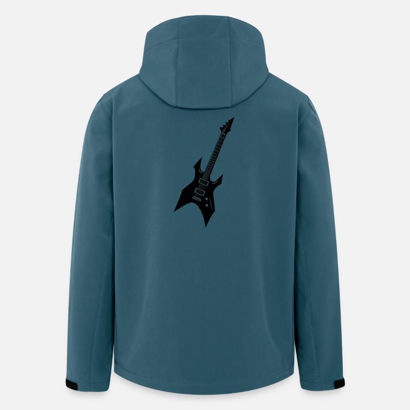 E-Gitarre - Rock - Metall - Recycelte Männer Softshell-Jacke von Stanley/Stella - Dunkles Petrol