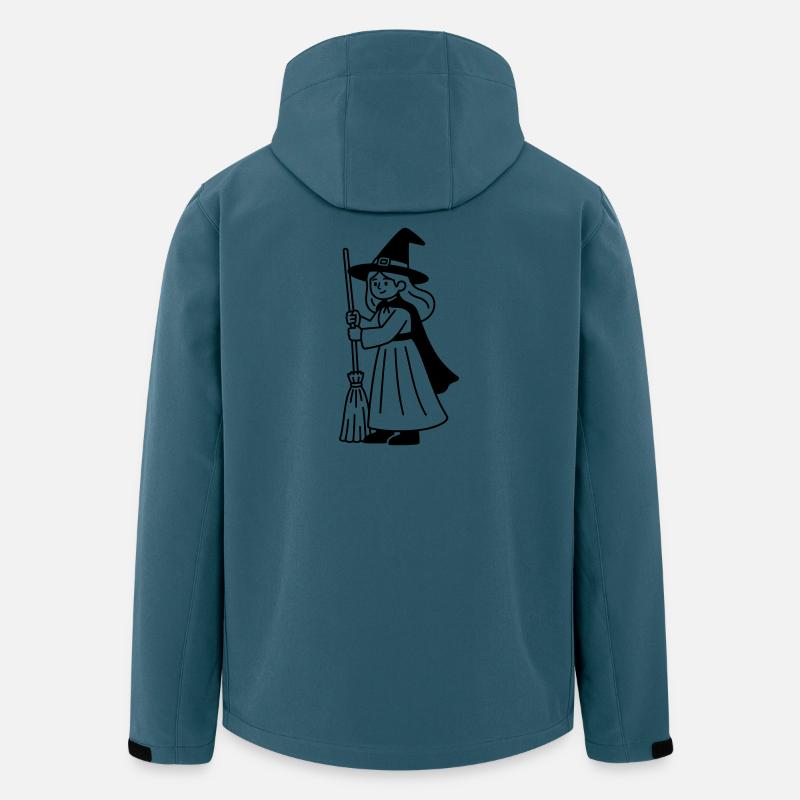 Hexe - Recycelte Männer Softshell-Jacke von Stanley/Stella - Dunkles Petrol