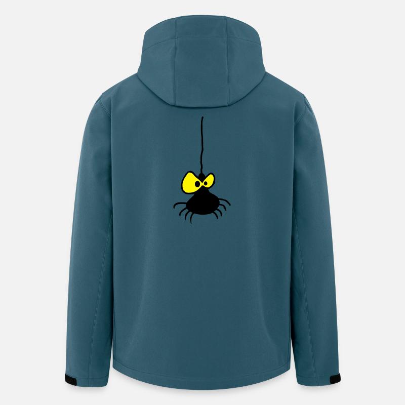 Grumpy Spider Two-Color Design - Men’s Recycled Softshell Jacket by Stanley/Stella - stargazer