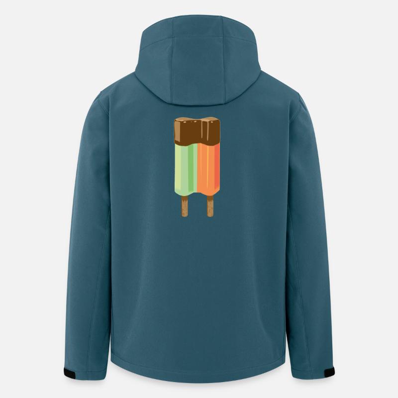 Eis am Stiel - Recycelte Männer Softshell-Jacke von Stanley/Stella - Dunkles Petrol