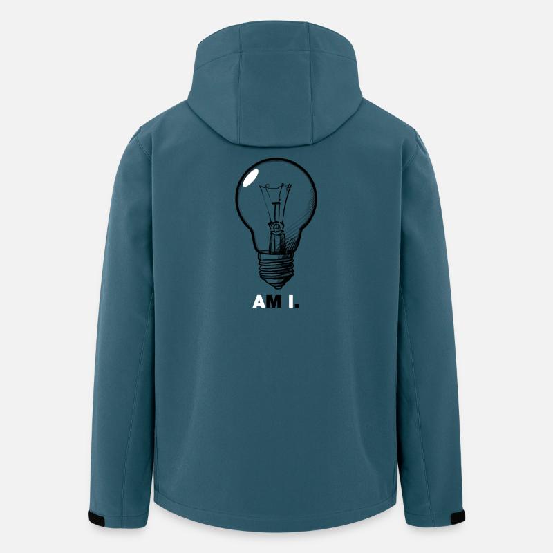 Idea: Am I. - Recycelte Männer Softshell-Jacke von Stanley/Stella - Dunkles Petrol