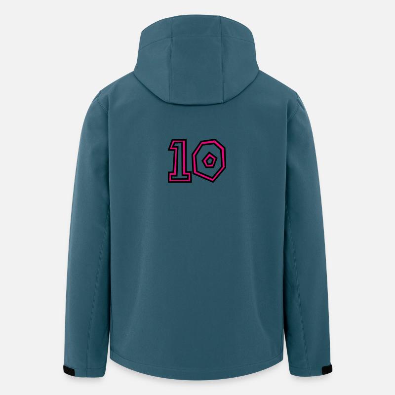 10. 10 JAHRE - Recycelte Männer Softshell-Jacke von Stanley/Stella - Dunkles Petrol