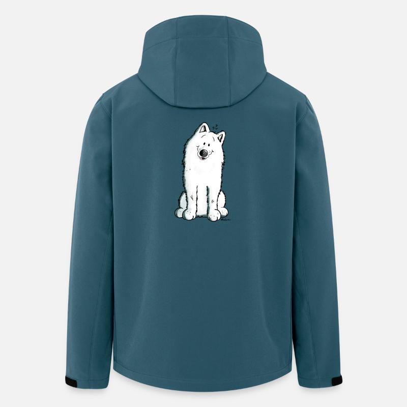 Sabaka Samojede - Recycelte Männer Softshell-Jacke von Stanley/Stella - Dunkles Petrol