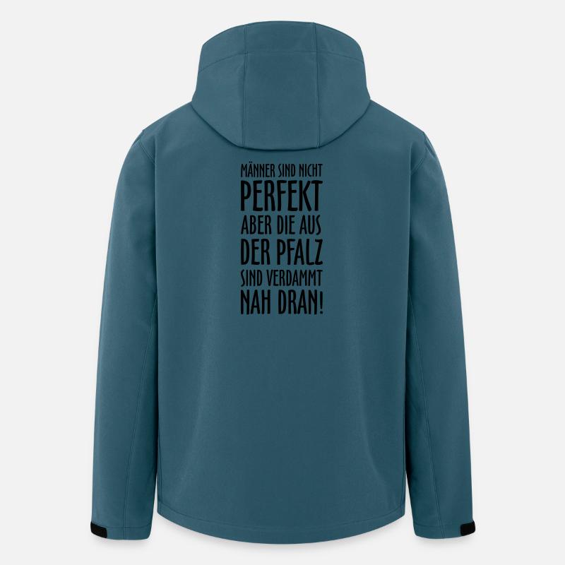 Pfälzer Männer aus der Pfalz - Recycelte Männer Softshell-Jacke von Stanley/Stella - Dunkles Petrol