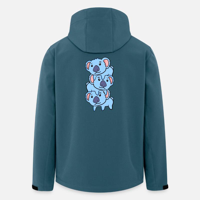 Cute koalas - Men’s Recycled Softshell Jacket by Stanley/Stella - stargazer