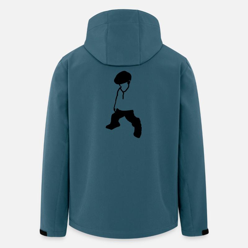 Kind Musik - Recycelte Männer Softshell-Jacke von Stanley/Stella - Dunkles Petrol