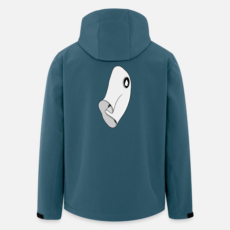 Minimalistischer Geist - Recycelte Männer Softshell-Jacke von Stanley/Stella - Dunkles Petrol