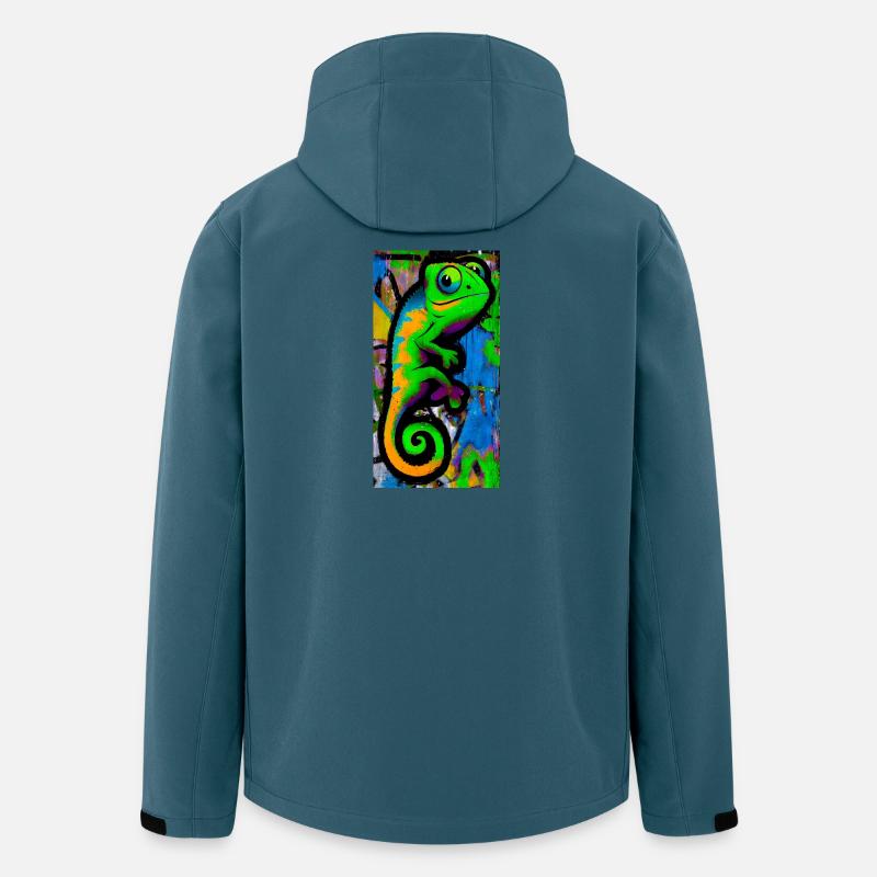 Chamäleon - Recycelte Männer Softshell-Jacke von Stanley/Stella - Dunkles Petrol