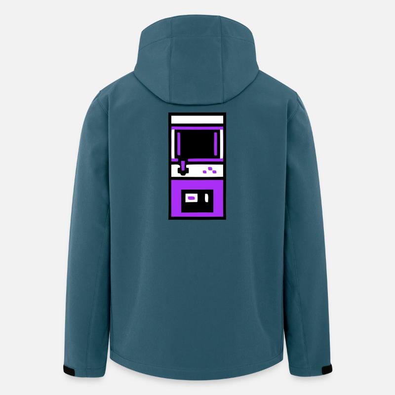 Nostalgic Arcade Automat Gamer - Men’s Recycled Softshell Jacket by Stanley/Stella - stargazer