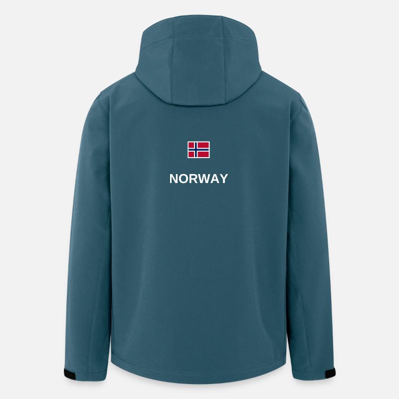Norwegen - Recycelte Männer Softshell-Jacke von Stanley/Stella - Dunkles Petrol
